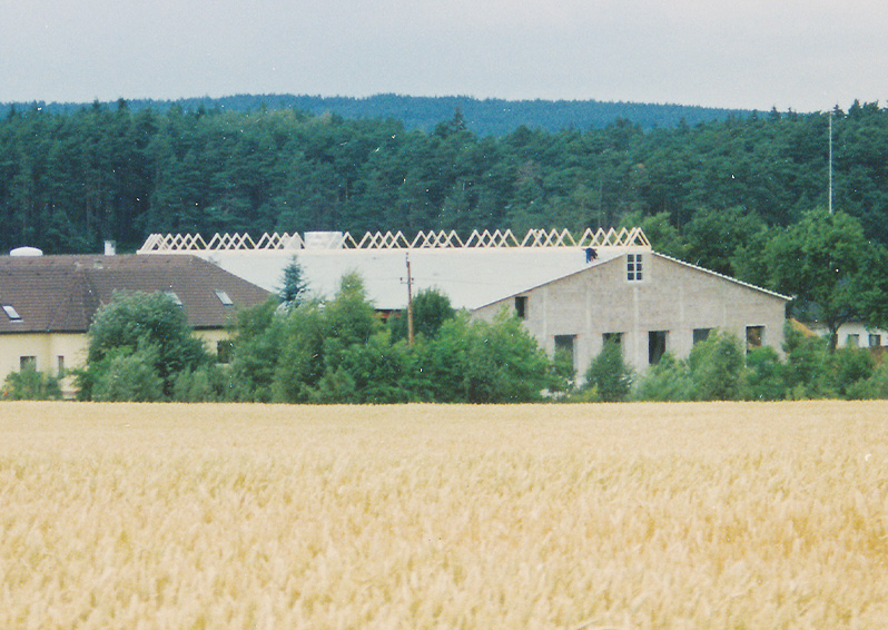 Halle A wird gebaut